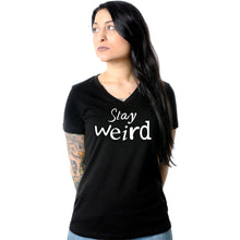 将图片加载到图库查看器，Stay Weird V-Neck Tee Shirt
