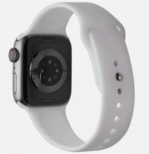 Load image into Gallery viewer, Apple Watch Series 7 (2021) GPS/Cellular A2477  - 45mm Titanium Case -Silicone White Sport band
