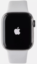 Load image into Gallery viewer, Apple Watch Series 7 (2021) GPS/Cellular A2477  - 45mm Titanium Case -Silicone White Sport band
