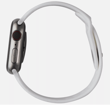 Load image into Gallery viewer, Apple Watch Series 7 (2021) GPS/Cellular A2477  - 45mm Titanium Case -Silicone White Sport band
