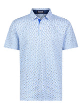 将图片加载到图库查看器，Tuna Performance Polo Light Blue Navy
