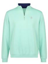 将图片加载到图库查看器，Turnberry Quarter Zip Smooth Knit
