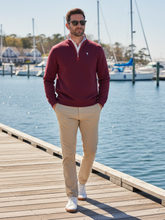 将图片加载到图库查看器，Turnberry Quarter Zip Smooth Knit
