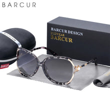 将图片加载到图库查看器，BARCUR Sunglasses Trendy Butterfly Design Fashion Women Sunglasses Polarized Lens Ladies Sun Glasses UV400 Protection for Hot Summer Days

