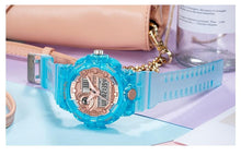 将图片加载到图库查看器，Sport Digital Watch for Men and Woman With Luminous Dual Time Waterproof 5 Bar Modern Men's Military Wristwatch WIth Night Mode

