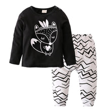 Load image into Gallery viewer, Newborn Baby Boy Clothes Set Long Sleeve Letter Like A Boss T-shirt , Pants Infant Clothing Set For Baby
