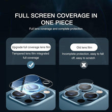 Load image into Gallery viewer, 9D Camera Lens Tempered Glass For iPhone 14 13 12 11 Pro Max Mini Screen Protector XR X XS Max 7 8 Plus SE 2020 Protective Glass Anti-Scratch Tempered Glass Camera Protector
