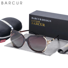 将图片加载到图库查看器，BARCUR Sunglasses Trendy Butterfly Design Fashion Women Sunglasses Polarized Lens Ladies Sun Glasses UV400 Protection for Hot Summer Days
