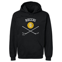 将图片加载到图库查看器，Mark Recchi Pittsburgh 8 Sticks WHT
