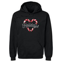 Load image into Gallery viewer, Christmas Candy Cane Heart WHT
