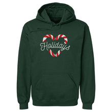 Load image into Gallery viewer, Christmas Candy Cane Heart WHT
