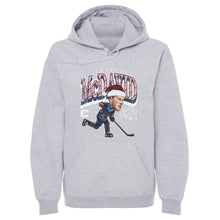 将图片加载到图库查看器，Connor McDavid Edmonton Cartoon Santa Hat WHT
