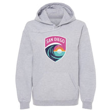 Load image into Gallery viewer, San Diego Wave FC Vintage Primary Logo WHT
