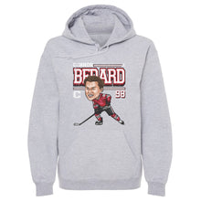 Load image into Gallery viewer, Connor Bedard Chicago Cartoon WHT
