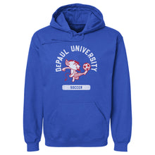 Load image into Gallery viewer, DePaul Blue Demons Mascot Soccer WHT
