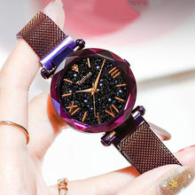 将图片加载到图库查看器，New STEVVEX Luxury Women Watches Magnetic Starry Sky  Quartz Wristwatch Fashion Ladies Style  Wrist Watch For Women and Girls
