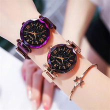将图片加载到图库查看器，New STEVVEX Luxury Women Watches Magnetic Starry Sky  Quartz Wristwatch Fashion Ladies Style  Wrist Watch For Women and Girls
