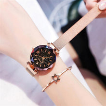 将图片加载到图库查看器，New STEVVEX Luxury Women Watches Magnetic Starry Sky  Quartz Wristwatch Fashion Ladies Style  Wrist Watch For Women and Girls
