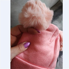 Load image into Gallery viewer, 2 Pieces Baby Beanies Cap and Scarf Set Baby Kid Solid Color Plush Ball Baby Girls Hat And Scarf Set For Boys and Girls Kids In Modern Design

