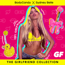 将图片加载到图库查看器，Sydney Belle Girlfriend Collection Yellow Pink CZ Gem Rubber Duck Ducky Belly Ring
