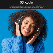 将图片加载到图库查看器，Wantek T2L  Wireless Noise-Canceling Headset  Black
