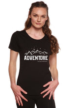 将图片加载到图库查看器，Adventure Printed Women's Bamboo/Cotton Short Sleeve Scoop Neck T-Shirt
