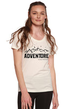 将图片加载到图库查看器，Adventure Printed Women's Bamboo/Cotton Short Sleeve Scoop Neck T-Shirt
