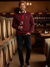 将图片加载到图库查看器，Turnberry Quarter Zip Smooth Knit
