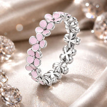 Load image into Gallery viewer, 925 Silver Size 5 Enamel Ring for Women
