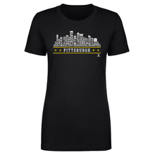 Load image into Gallery viewer, Pittsburgh Hockey Roster Skyline 23 WHT
