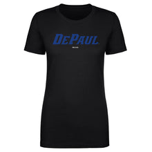 Load image into Gallery viewer, DePaul Blue Demons Wordmark Royal WHT
