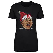 Load image into Gallery viewer, Patrick Mahomes Kansas City Portrait Santa Hat WHT
