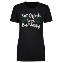 将图片加载到图库查看器，Christmas Eat Drink And Be Merry WHT
