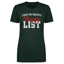 Load image into Gallery viewer, Christmas First On Santa's Naughty List WHT
