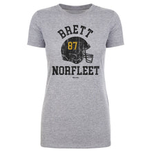 Load image into Gallery viewer, Brett Norfleet College Helmet Font
