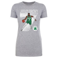 将图片加载到图库查看器，Jaylen Brown Boston Celtics Number WHT
