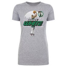 将图片加载到图库查看器，Derrick White Boston Celtics Skyline WHT
