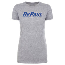 Load image into Gallery viewer, DePaul Blue Demons Wordmark Royal WHT
