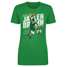 将图片加载到图库查看器，Jaylen Brown Boston Celtics Slant WHT
