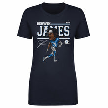 将图片加载到图库查看器，Derwin James Los Angeles C Cartoon WHT

