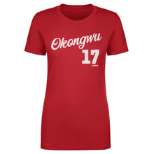 将图片加载到图库查看器，Onyeka Okongwu Atlanta Script WHT
