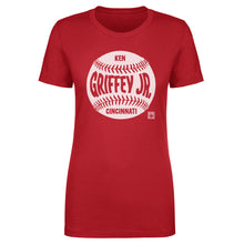 将图片加载到图库查看器，Ken Griffey Jr. Cincinnati Baseball WHT
