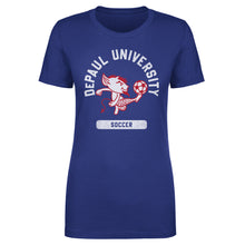 Load image into Gallery viewer, DePaul Blue Demons Mascot Soccer WHT
