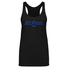 Load image into Gallery viewer, DePaul Blue Demons Wordmark Royal WHT
