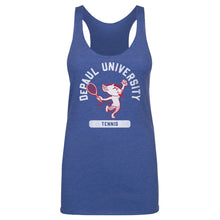 Load image into Gallery viewer, DePaul Blue Demons Mascot Tennis WHT
