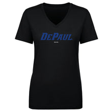 将图片加载到图库查看器，DePaul Blue Demons Wordmark Royal WHT

