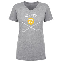 将图片加载到图库查看器，Paul Coffey Pittsburgh 77 Sticks WHT
