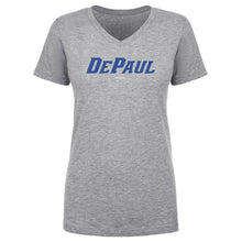 将图片加载到图库查看器，DePaul Blue Demons Wordmark Royal WHT
