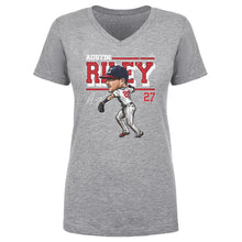 将图片加载到图库查看器，Austin Riley Atlanta Cartoon WHT
