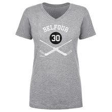 Load image into Gallery viewer, Ed Belfour Chicago 30 Goalie Sticks WHT
